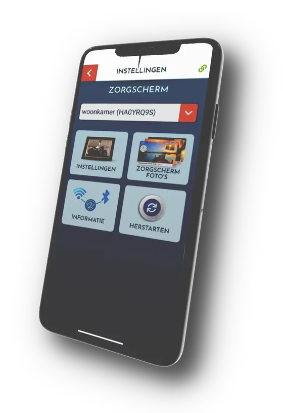 Application Memory Lane pour les reglages a distance de l'ecran